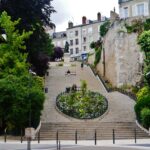 Statue et escalier Denis Papin