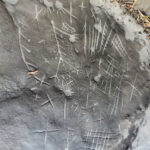 Grotte ornée de gravures préhistoriques