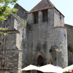 Eglise Saint-Martial et les restes du château